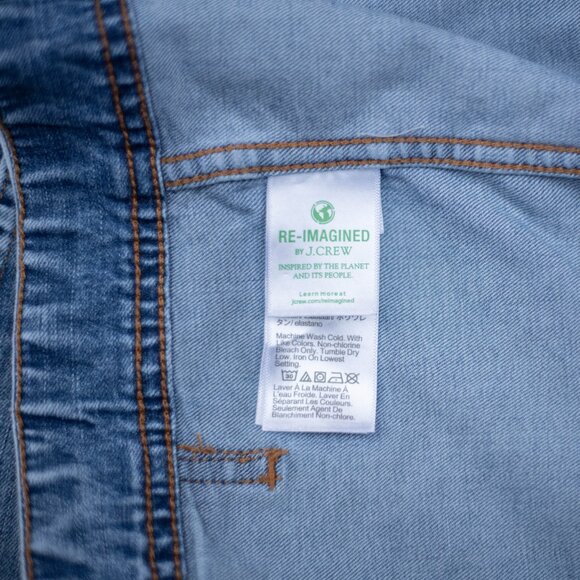 Crewcuts by J.Crew Girls Denim Jean Jacket M (8-9) Classic Blue Casual - Picture 5 of 8